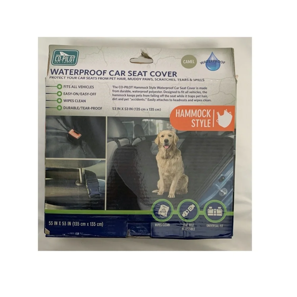 Co-Pilot Water Resistant Hammock Style Car Seat Cover Base